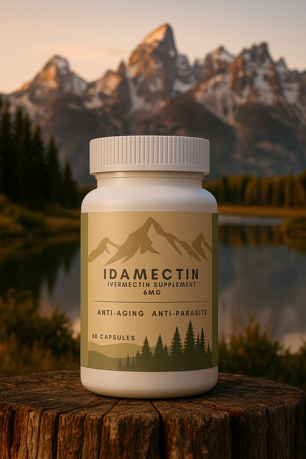 Idamectin 6mg Ivermectin Capsules for Humans – Front Bottle